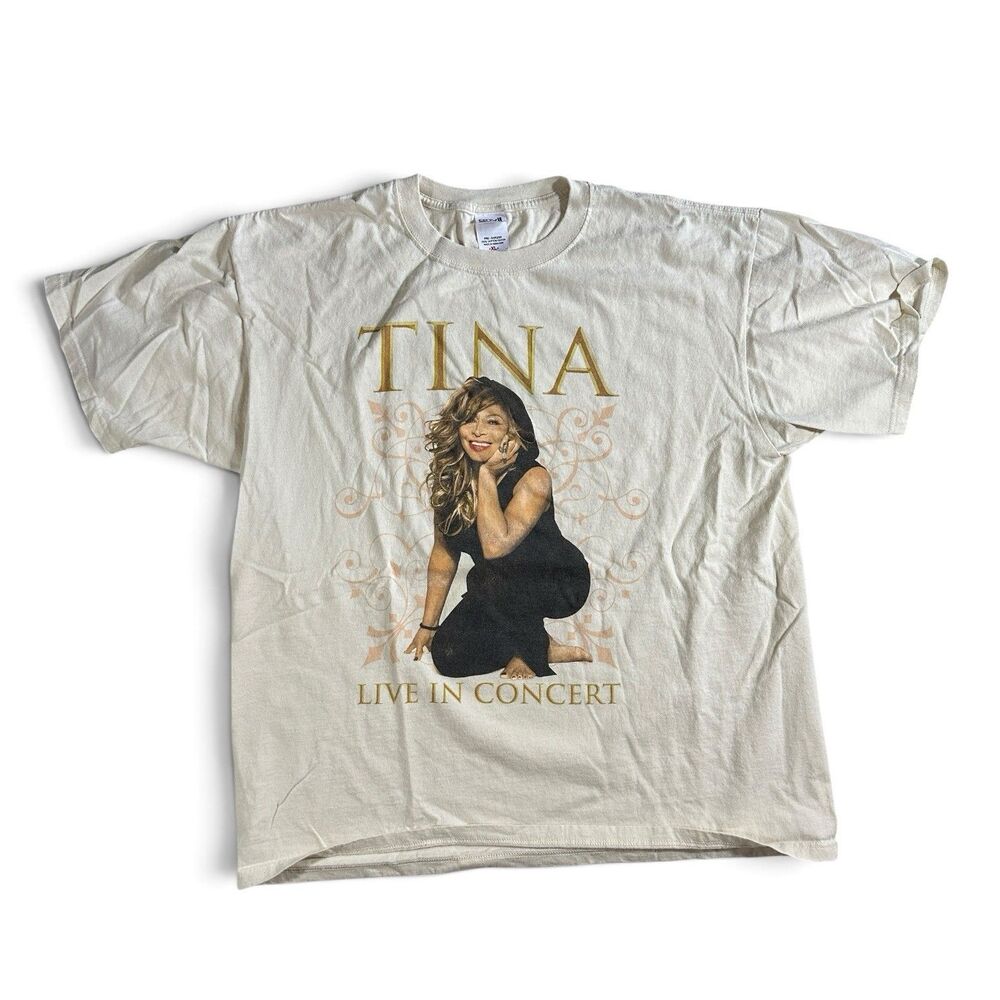 Tina Turner 2008 North American Tour Concert T-Shirt XL Vintage Anvil Merch